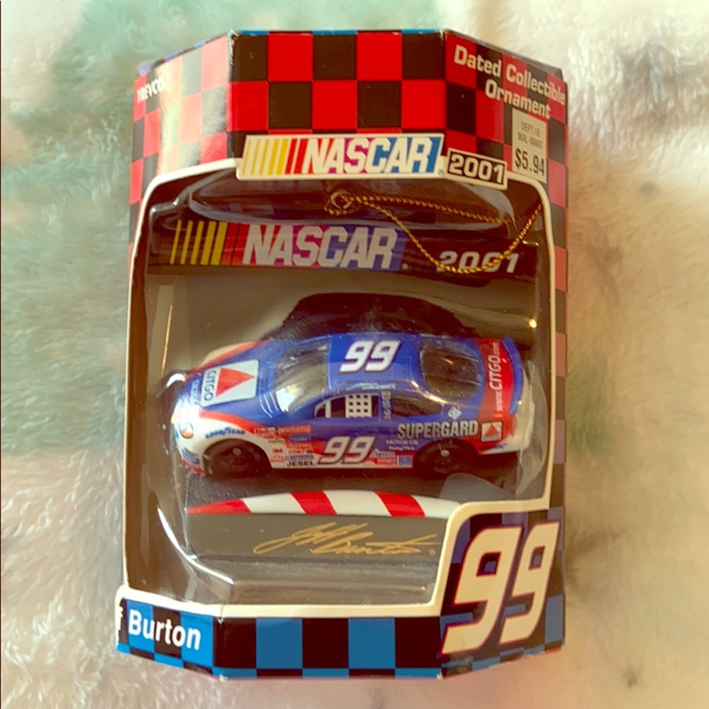 2001 NASCAR Jeff Burton #99 Collectible Ornament
